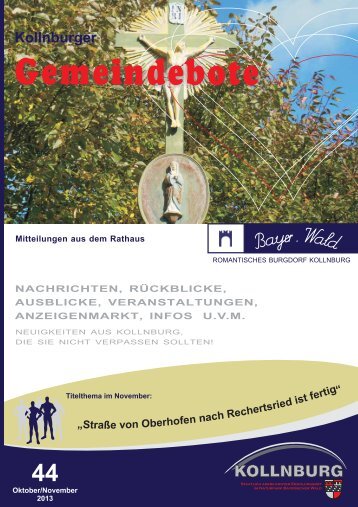Gemeindebote Ausgabe 44.pdf (1.460 kb) - Kollnburg