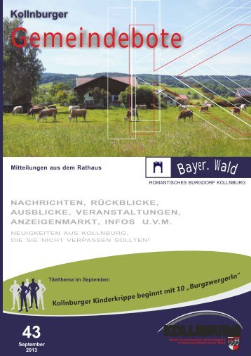 Gemeindebote Ausgabe 43.pdf (1.011 kb) - Kollnburg