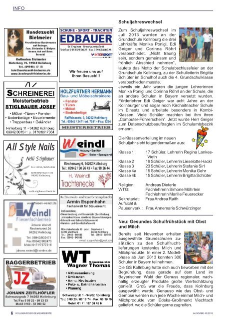 Gemeindebote Ausgabe 43.pdf (1.011 kb) - Kollnburg