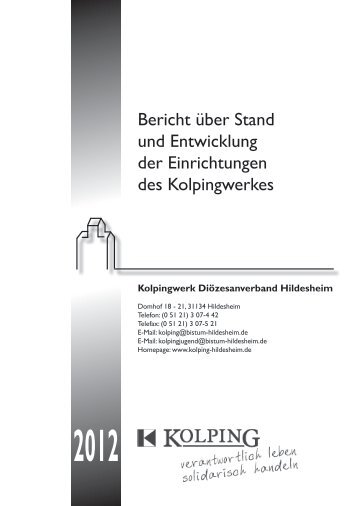 Rechenschaftsbericht 2012 - Kolping DiÃ¶zesanverband Hildesheim