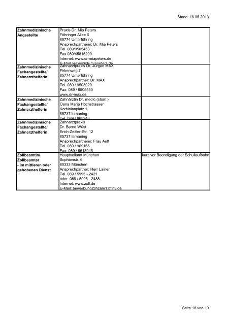 - SCHÃLERPRAKTIKUM - bei der Kolpingsfamilie Ismaning