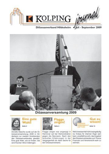 Journal 03-2009 - Kolping DiÃ¶zesanverband Hildesheim