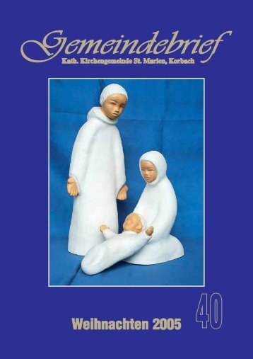 Gemeindebrief Nr. 40 - der Kolpingsfamilie Korbach