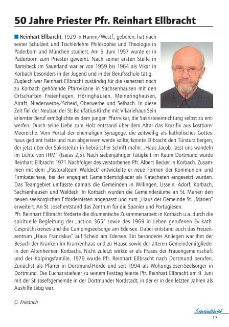 Gemeindebrief Nr. 43 - der Kolpingsfamilie Korbach