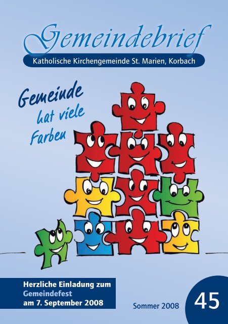 Gemeindebrief Nr. 45 - der Kolpingsfamilie Korbach