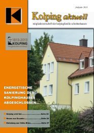 Kolpingaktuell - Kolpingfamilie Schrobenhausen
