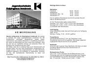 Heimordnung für volljährige BewohnerInnen - Kolpinghaus Innsbruck