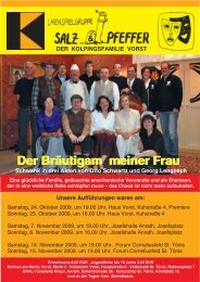 Bisher von uns aufgeführte Theaterstücke - Kolpingsfamilie-Vorst.de