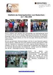 Wallfahrt nach Kevelaer - Kolpingsfamilie-Vorst.de
