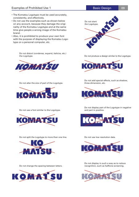 Download of Komatsu Logotype Manual