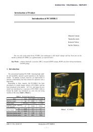 Introduction of PC18MR-2 - Komatsu