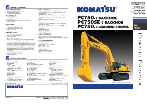 PC750-7 - Komatsu