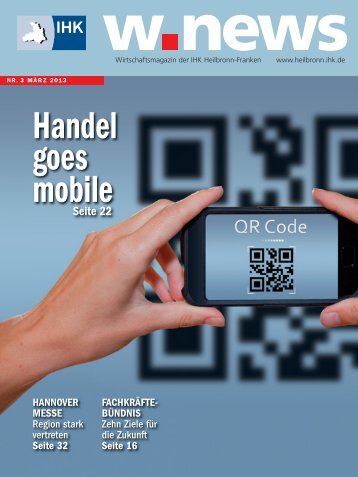 Handel goes mobile | w.news 03.2013
