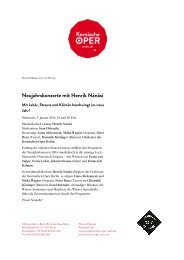 Pressemitteilung als PDF - Komische Oper Berlin