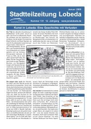 Stadtteilzeitung Lobeda - KOMME eV - Jena