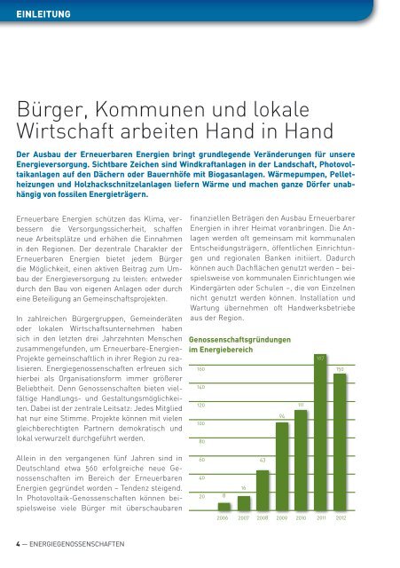 Energiegenossenschaften - Die Genossenschaften