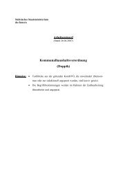 Entwurf KomHVO-Doppik - Kommunale Verwaltung