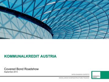 Infra Banking Experts - Kommunalkredit Austria AG