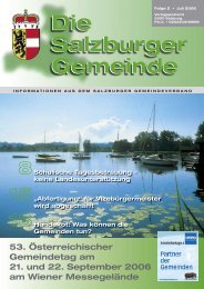 Die Salzburger Gemeinde Die Salzburger ... - Kommunalnet.at