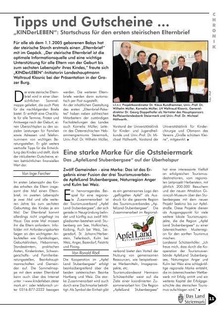 Steiermark-Report Februar 2005 - Kommunikation Land Steiermark