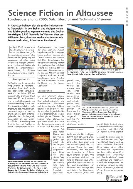 Steiermark-Report Februar 2005 - Kommunikation Land Steiermark