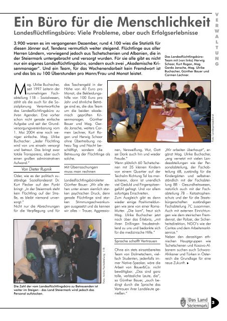 Steiermark-Report Februar 2005 - Kommunikation Land Steiermark