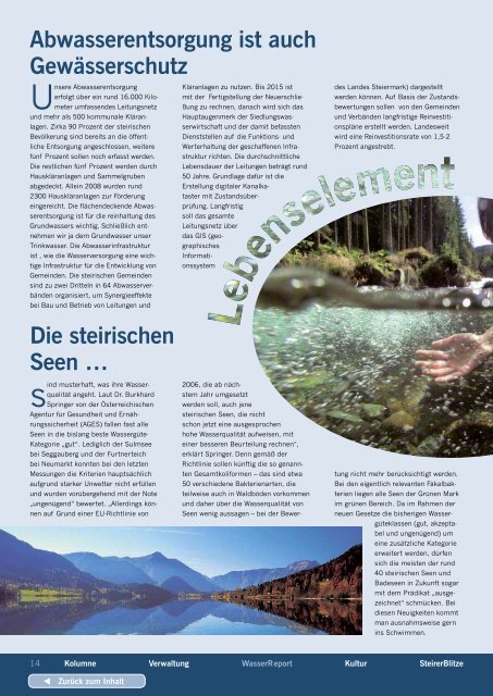 Steiermark Report September 2009 - doppelseitige Ansicht