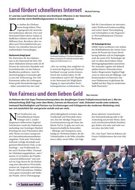 Steiermark Report Juni 2013 - einseitige Ansicht - Kommunikation ...