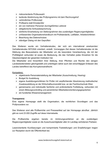 Langfassung der Presseunterlage - Kommunikation Land Steiermark