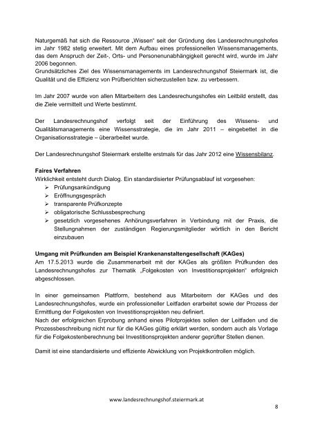 Langfassung der Presseunterlage - Kommunikation Land Steiermark