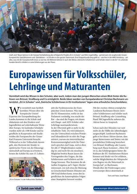 Steiermark Report Mai 2012 - doppelseitige Ansicht (fÃ¼r grÃ¶Ãere ...