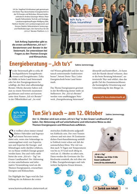 Steiermark Report Oktober 2012 - einseitige Ansicht (fÃ¼r kleinere ...
