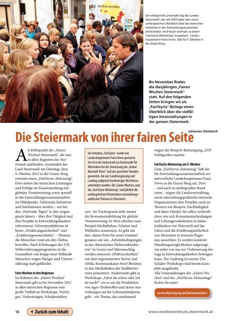 Steiermark Report Oktober 2012 - einseitige Ansicht (fÃ¼r kleinere ...