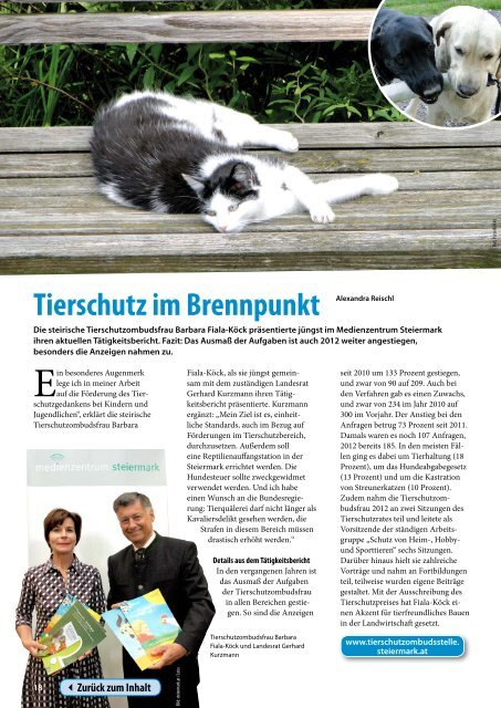 Steiermark Report Juli 2013 - einseitige Ansicht - Kommunikation ...