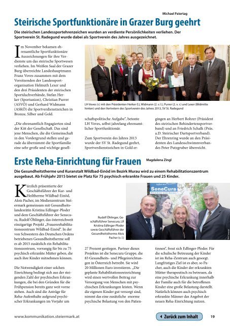 Steiermark Report Dezember 2013 - einseitige Ansicht (für kleinere ...