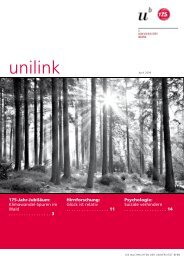 unilink April herunterladen (pdf, 2.0 MB) - Abteilung Kommunikation ...