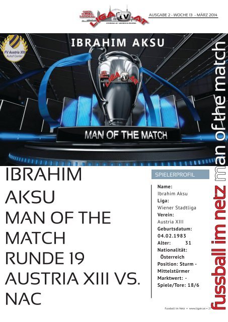 fussball im netz -Ausgabe 2014 März Woche 13/1 Nr.2