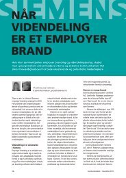 NÃR VIDENDELING ER ET EMPLOYER BRAND - Dansk ...