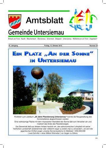 Ausgabe 20 - Gemeinde Ahorn