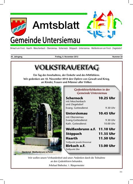 Ausgabe 22 - Gemeinde Ahorn