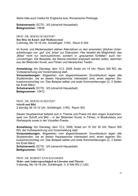 Komparatistik - Institut fÃ¼r Allgemeine und Vergleichende ...