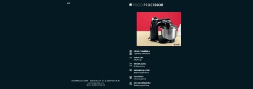 FOOD PROCESSOR - Kompernass