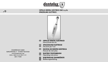 CEPILLO DENTAL ELÉCTRICO DAZ 2.4 A1 SPAZZOLINO ...