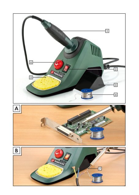 SOLDERING STATION PLS 48 B1 - Kompernass