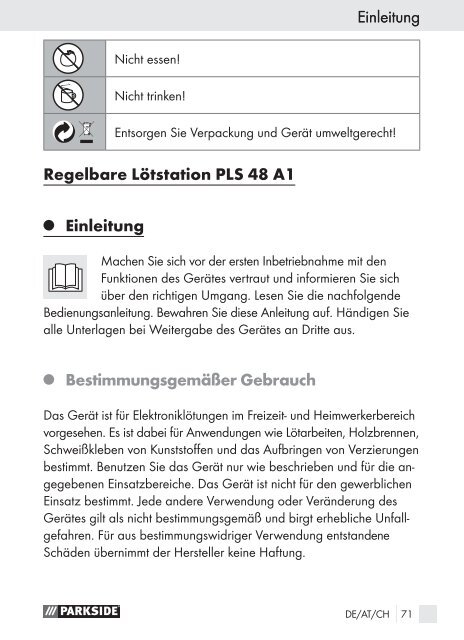 SOLDERING STATION PLS 48 A1 - Kompernass