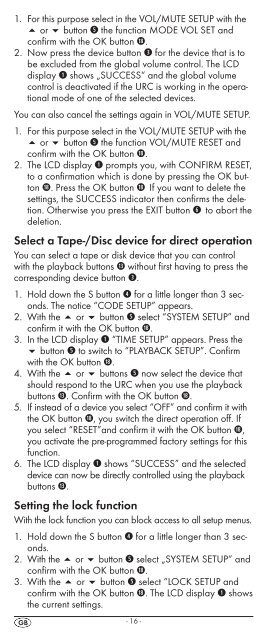 10-in-1 Remote Control - Kompernass