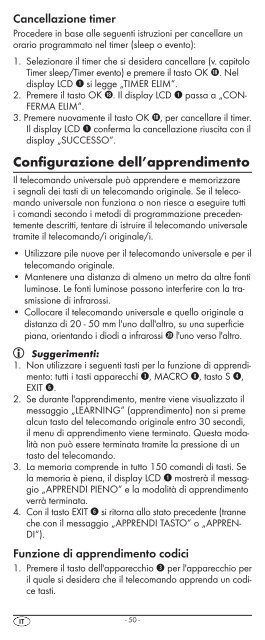 Mando a distancia universal Telecomando universale - Kompernass