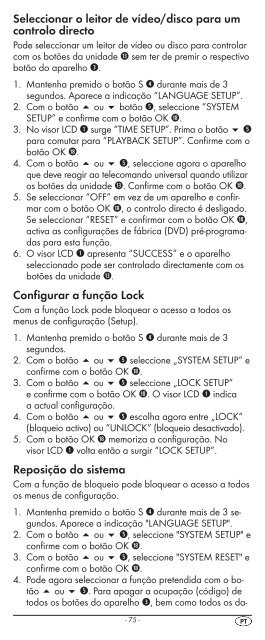 Mando a distancia universal Telecomando universale - Kompernass