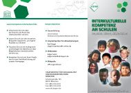 Flyer - Bausteine interkultureller Kompetenz