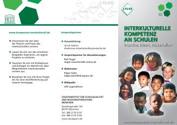 Flyer - Bausteine interkultureller Kompetenz